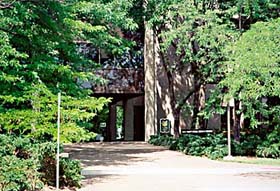 [color photograph of Department of Natural Resources entrance]