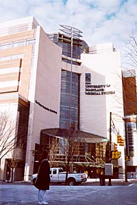 [color photograph of University of Maryland Medical System, Baltimore, Maryland]